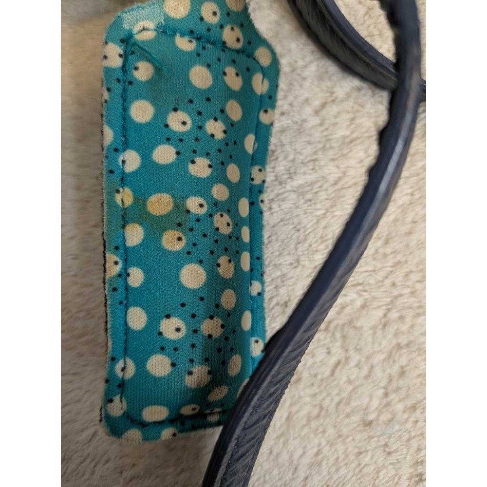 Vera Bradley Quilted Paisley Crossbody Wallet Bag Navy Blue Green Turquoise - Picture 5 of 11
